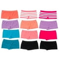 thumbnail image 1 of Alyce Ives Intimates Boy Short Panties, L, Pastels, 12 Pack, 1 of 4