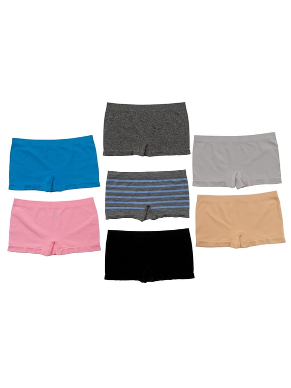 Boy Shorts Underwear for Women Seamless & No Show Womens Underwear, 3X 7 pcs