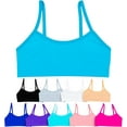 thumbnail image 1 of Alyce Ives Intimates Girls Cami Cotton Training Bras, Solids, XL, 10 Pack, 1 of 7