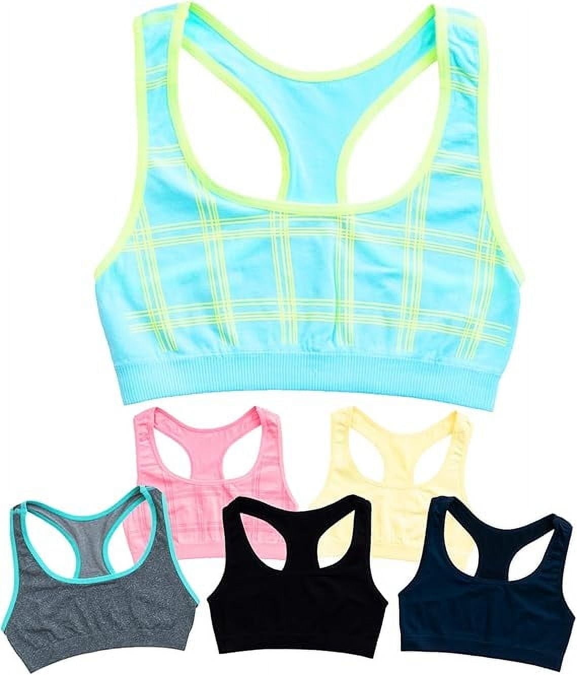 Alyce Intimates Lightly Padded Bra 6-Pack For Girls & Petite Women - Soft Underwire T-Shirt Bras - View #5