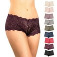 thumbnail image 1 of Alyce Ives Intimates Lace Boyshort Panties, 1X, 10 Pack, 1 of 4