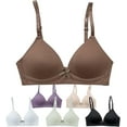 thumbnail image 1 of Alyce Ives Intimates Lightly Padded Bras for Girls, Teens and Petite Women, Solids with Underwire, 36A, 6 Pack, 1 of 7