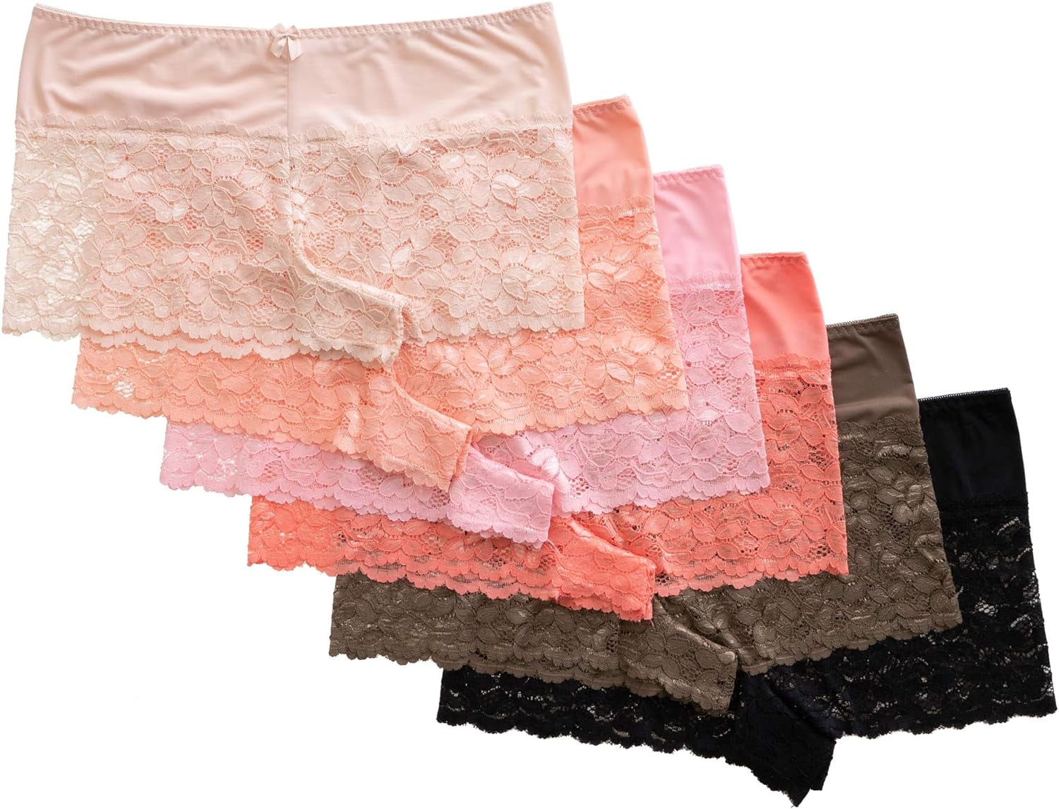 Alyce Ives Intimates Plus Size NoShow Women’s Boyshorts NonLace