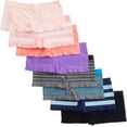 thumbnail image 1 of Alyce Ives Intimates Seamless Girls Panties, Solids & Stripes, L, 10 Pack, 1 of 6