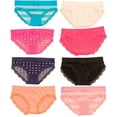 thumbnail image 1 of Alyce Ives Intimates Seamless Girls Panties, Striped and Dots 1, L, 8-Pack, 1 of 7