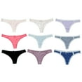 thumbnail image 1 of Alyce Ives Intimates Womens All Lace Thong, Lace Trim, XL, 10 Pack, 1 of 5