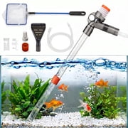 Alylo Manual Siphon Aquarium Gravel Cleaner, 4-in-1 Fish Tank Water Changer Kit with Built-in Pump