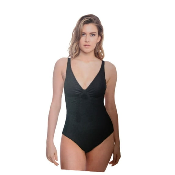 Alyned Together Women's Swimwear One Piece Swimsuit (Black, X-Large)