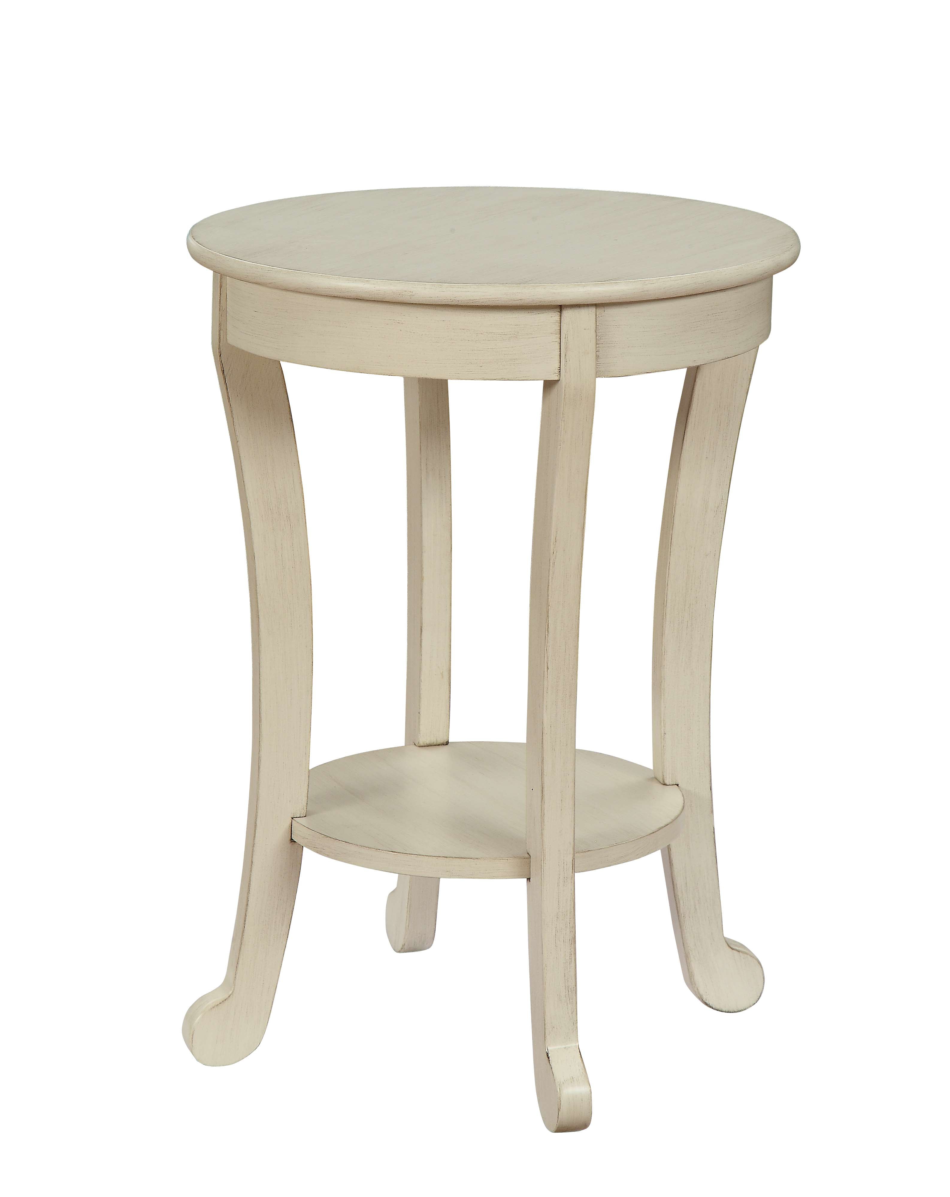 Alysa III End Table, Antique White