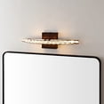 thumbnail image 1 of JONATHAN Y Alyson 18" 1-Light Bohemian Industrial Iron/Acrylic Integrated LED Vanity Light, Oil Rubbed Bronze/Clear, 1 of 8