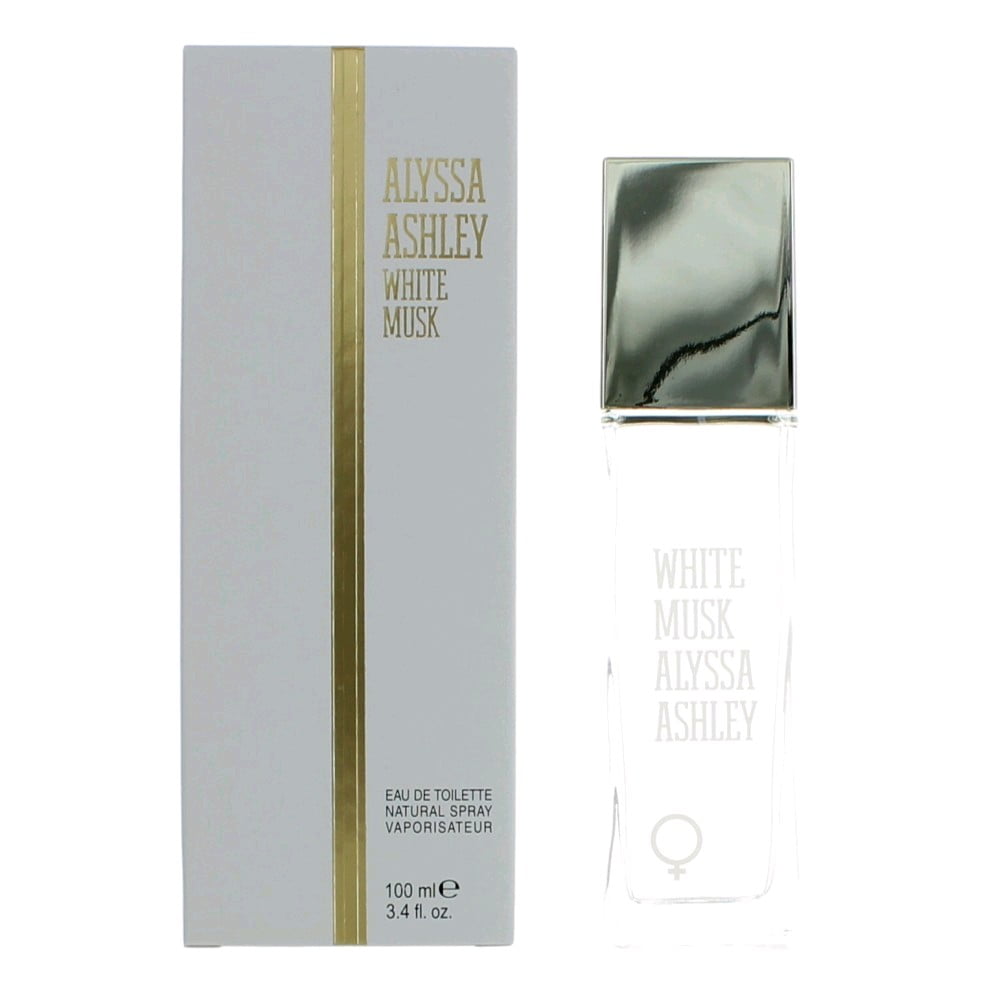 Alyssa Ashley White Musk Eau De Toilette Spray, Floral and Musky