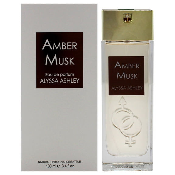 Amber - Musk by Alyssa Ashley for Unisex - 3.4 oz EDP Spray