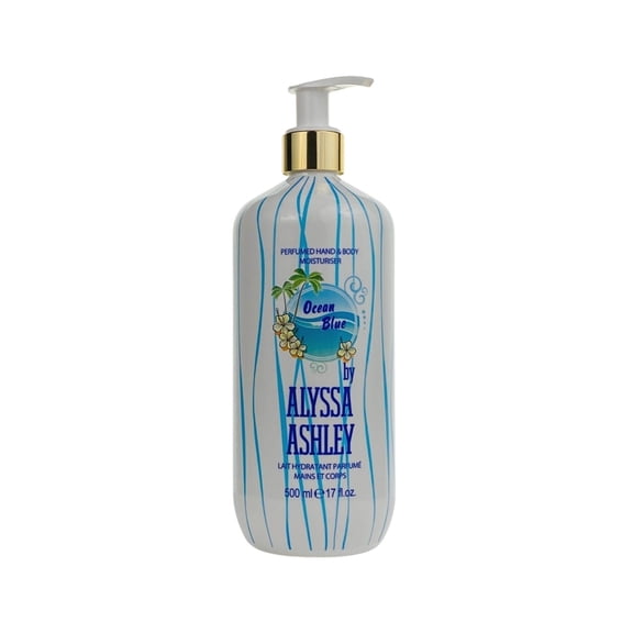 Alyssa Ashley Ocean Blue Perfumed Hand & Body Moisturiser for Women 17 oz / 500 ml