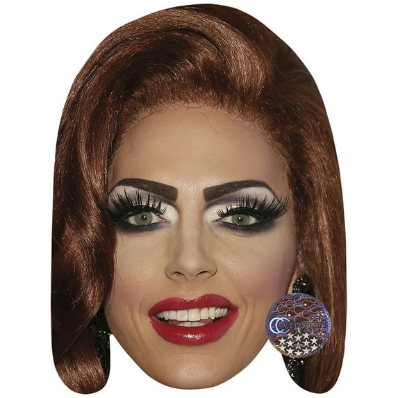 Alyssa Edwards Celebrity Mask, Flat Card Face, Fancy Dress Mask