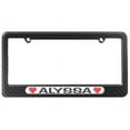 thumbnail image 1 of Alyssa Love with Hearts License Plate Frame, 1 of 1
