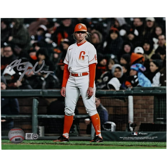 Alyssa Nakken San Francisco Giants Autographed 8" x 10" Coaching Photograph - Fanatics Authentic Certified