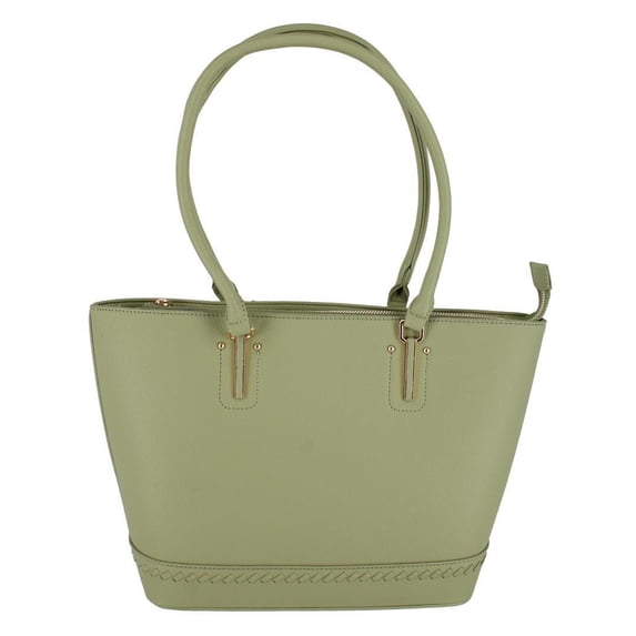 Alyssa Synthetic Leather Sleek Tote Handbag (Women)