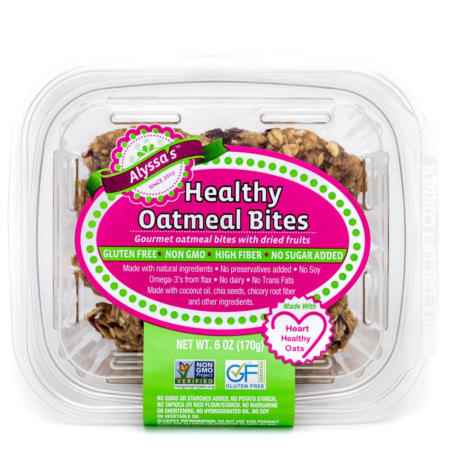 Alyssas Oatmeal BitesTRDN Gluten Free Cookies, Healthy Snacks from The Bakery  Sugar Free Soft Cookies, Low Carb, Keto Protein Snacks  Gluten Free Snacks for Kids  8 Cookies per Box, 1 Pack