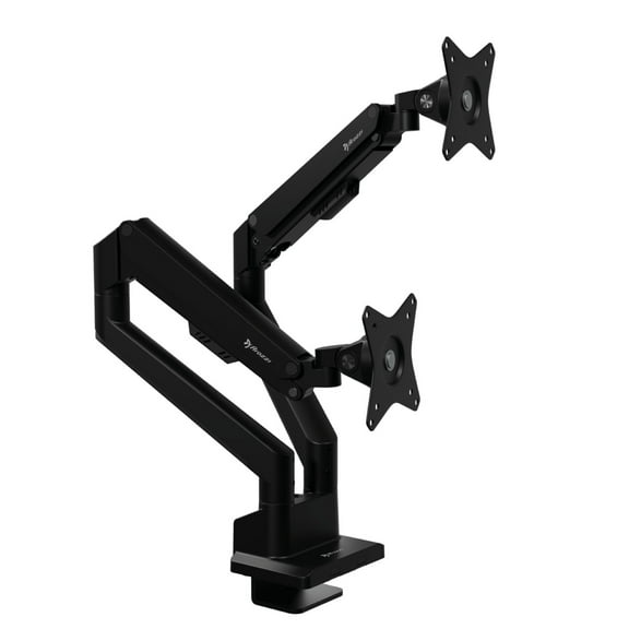 Alzare Neo Duo - Gas Spring Monitor Arm - Black