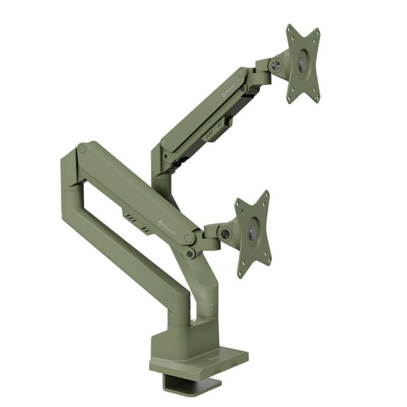 Arozzi Alzare Neo Duo - Gas Spring Monitor Arm  Forest Green