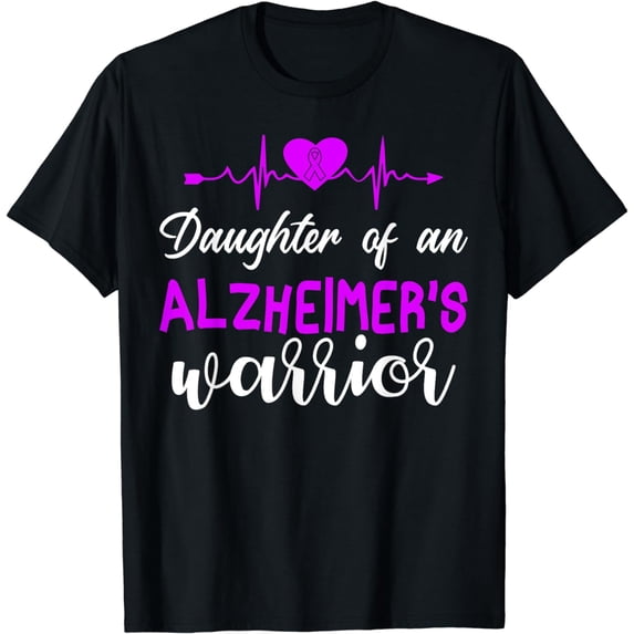 Alzheimer Awareness Daughter Support Warrior T-Shirt