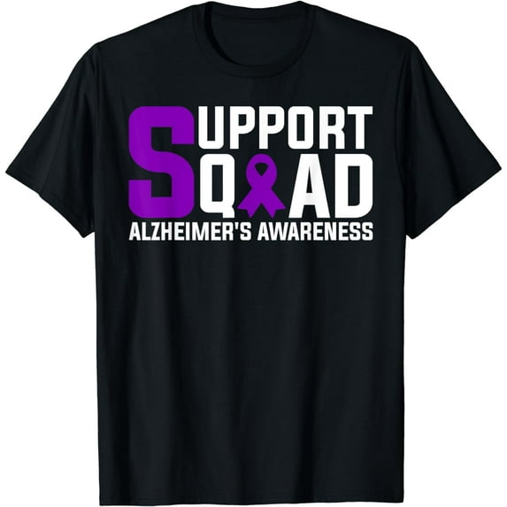 Alzheimer's Awareness Alzheimers Support Squad T-Shirt