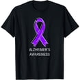 thumbnail image 1 of Alzheimer's Awareness Purple Ribbon T-Shirt, 1 of 4