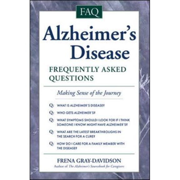 Pre-Owned Alzheimer's Disease: Frequently Asked Questions (Paperback) 0737300795 9780737300796