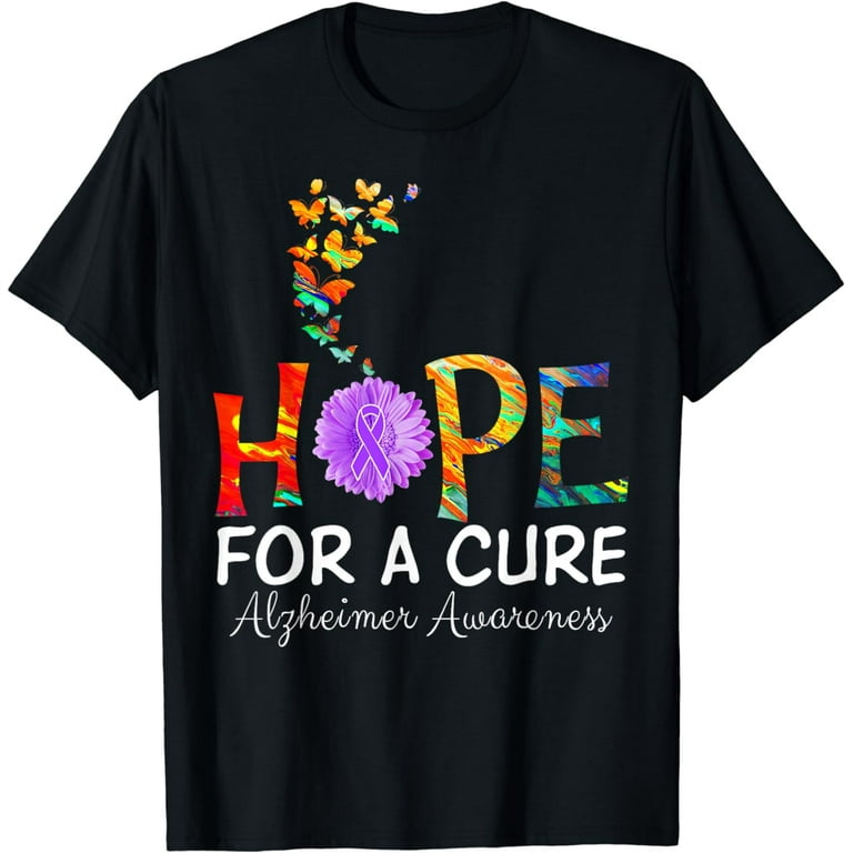 Hope For A Cure Alzheimer Awareness Shirt T-Shirt Hope For A Cure Alzheimer Awareness Shirt T-Shirt