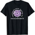 thumbnail image 1 of Alzheimers Awareness Memories are Worth Fighting For Flower T-Shirt, 1 of 4