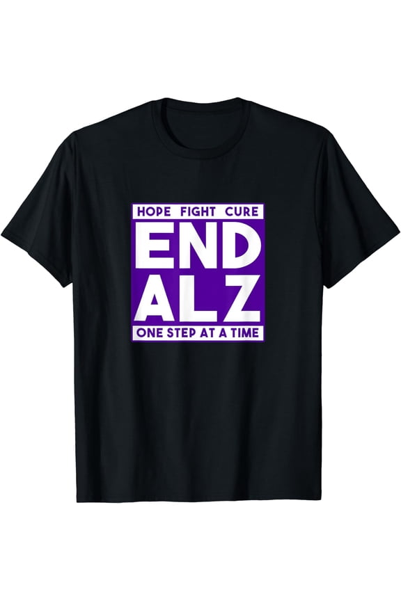 Alzheimers Awareness Walk Hope Fight Cure T-Shirt mens t shirt,black,women,funny,misfits,men,journey