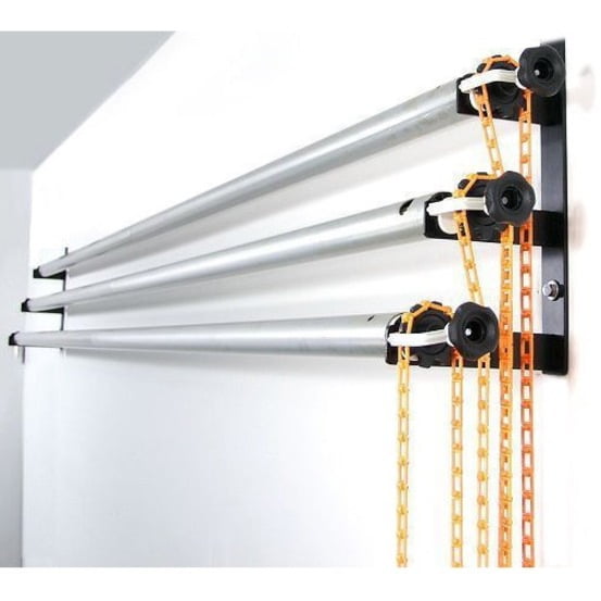 Aluminum Wall Mount 3-Roll Photo Background Support System