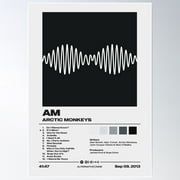 Am By Arctic Monkeys Album Poster Poster Wall Art, Modern Wall Decor For Living Room Bedroom, 8x12 UNFRAMED