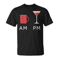 Am Coffee In The Morning Pm Wine In The Evening Tshirt - Walmart.com