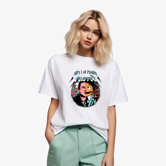 Am I A Man Or Am I A Muppet Funny Kermit Quote T-Shirt, for men & women, up to size 5XL