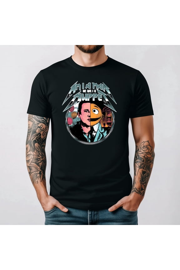 Am I A Man Or Am I A Muppet Funny Movie Quote T-shirt up to size 5XL.
