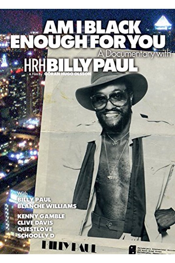 Am I Black Enough for You? (DVD) Billy Paul