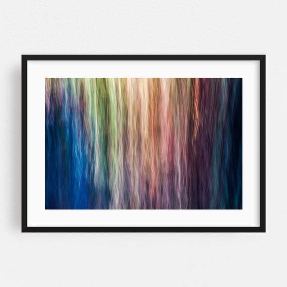 Am I Dreaming? - Redondo Beach California Photography Abstract Modern Art Waterfall Pastel Minimalist Black Framed Wall Art Print 24 x 36 inches