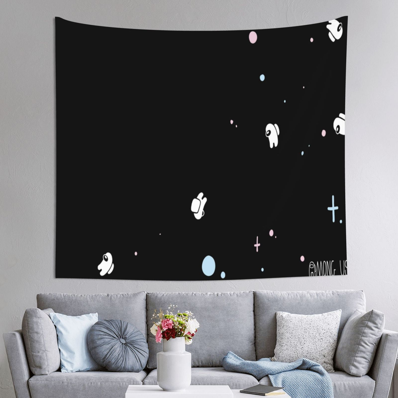 AmOng Us Tapestry 60x51in(152x130cm) Funny Bedroom Tapestries College