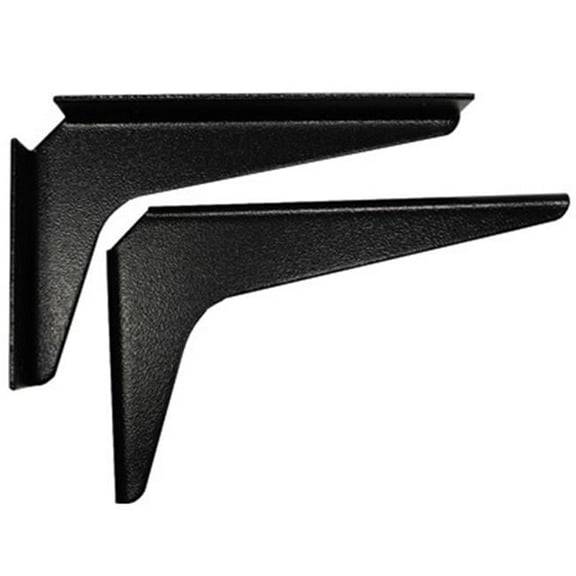 Am0812 B 8 In. X 12 In. Work Station Brackets - Black