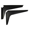 thumbnail image 1 of Am1521 B 15 In. X 21 In. Work Station Brackets - Black, 1 of 1
