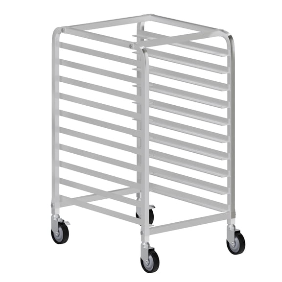 AmGood 10 Tier Sheet Pan / Bun Pan Rack with Wheels. NSF. Fits Full & Half Sheet. For Kitchen, Restaurant, Bakery, Cafeteria