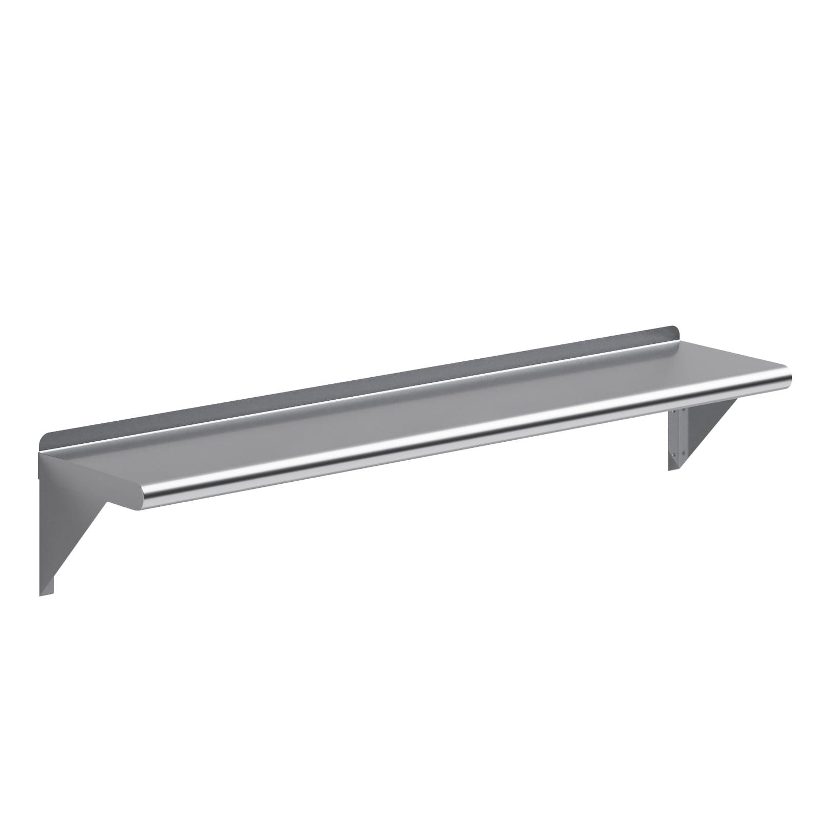 48" Stainless Steel Wall Shelf with Brackets