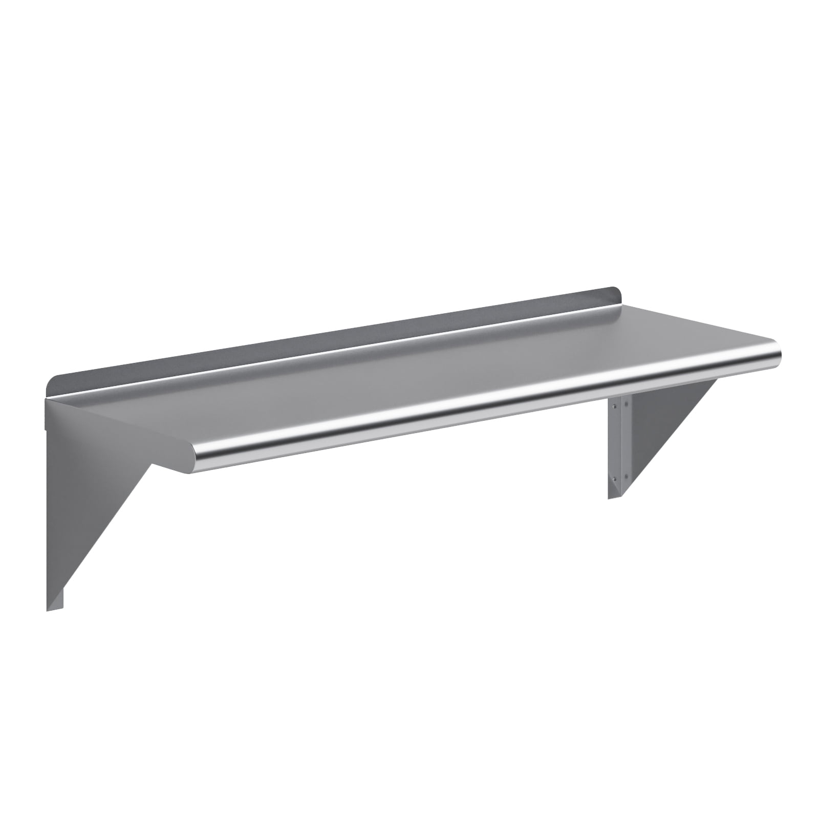 AmGood 12 in. x 36 in. Stainless Steel Wall Shelf | NSF Certified | Appliance & Equipment Metal Shelving | Kitchen, Restaurant, Garage, Laundry, Utility Room