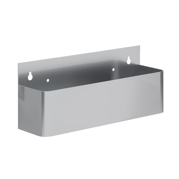 AmGood 15 in. Single Tier Stainless Steel Speed Rail Rack for Commercial Bars, NSF