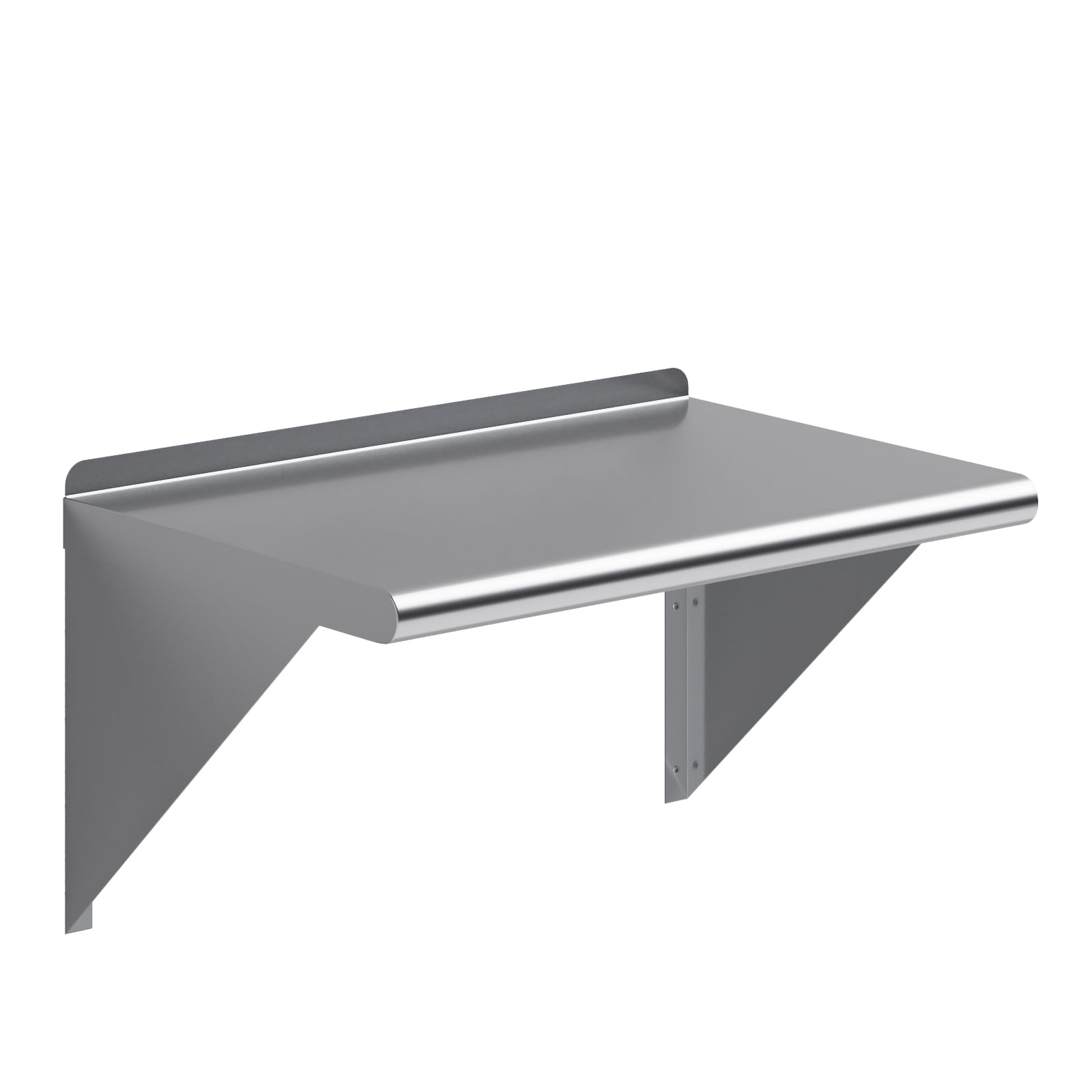 24" x 16" Stainless Steel Wall Shelf with Brackets