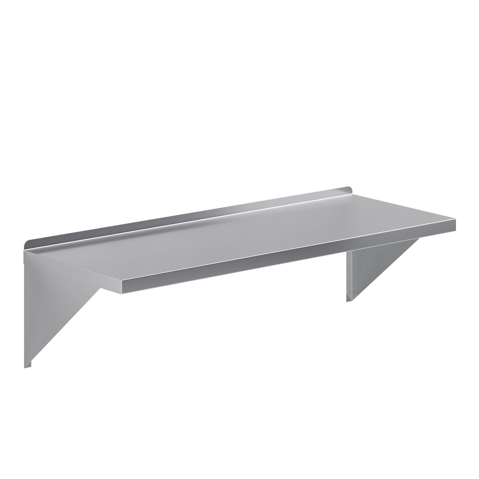 48" Long 18" Deep Stainless Steel Wall Shelf