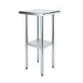 thumbnail image 1 of AmGood 18 in. x 18 in. Stainless Steel Table | Metal Utility Kitchen Prep Work Table | NSF, 1 of 9