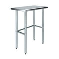 thumbnail image 1 of AmGood 18 in. x 30 in. Open Base Stainless Steel Work Table | Residential & Commercial, 1 of 9