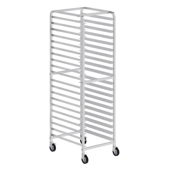 AmGood 20 Tier Sheet Pan / Bun Pan Rack with Wheels. NSF. Fits Full & Half Sheet. For Kitchen, Restaurant, Bakery, Cafeteria